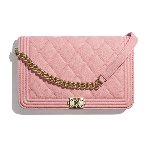 chanel boy wallet yen pink caviar|Chanel Boy Wallet On Chain .